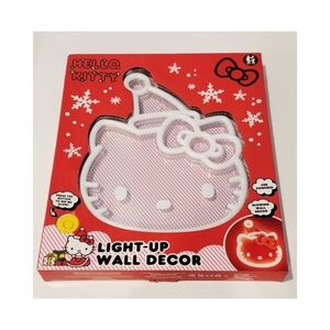 NIB Sanrio Holiday Hello Kitty LED Neon Wall Sign Christmas